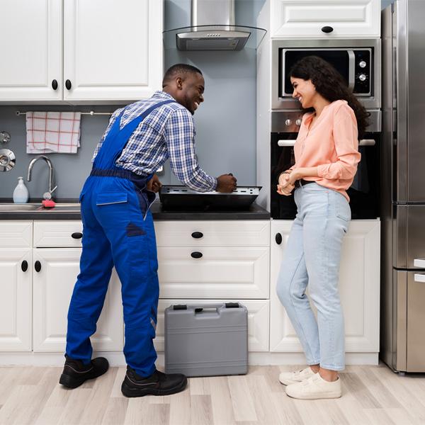 can you provide an estimate for cooktop repair before beginning any work in Hopkins MO